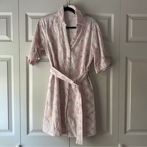 Solitaire Light Pink Floral Women's Dress